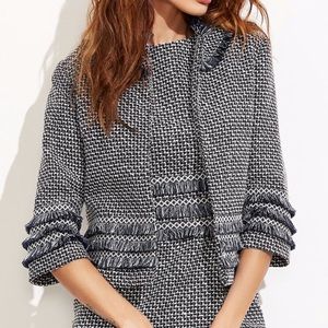 ISO Tweed jacket with fringe